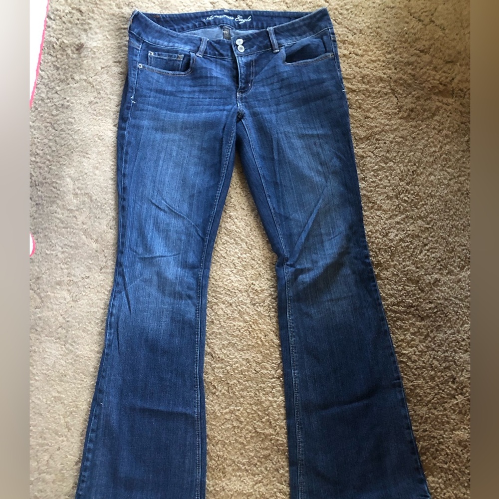 American Eagle Outfitters Blue Flare Jeans